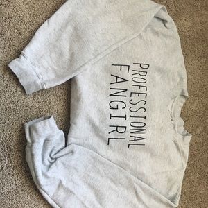 Professional Fangirl sweater
